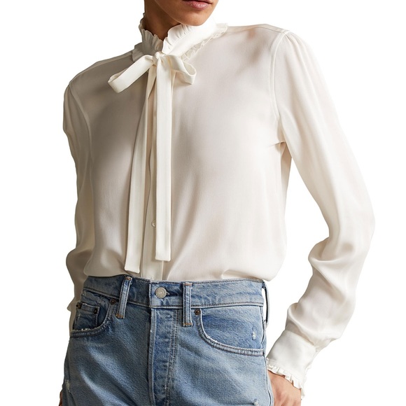 The Kooples Ruffle Collar shirt - Picture 5 of 5